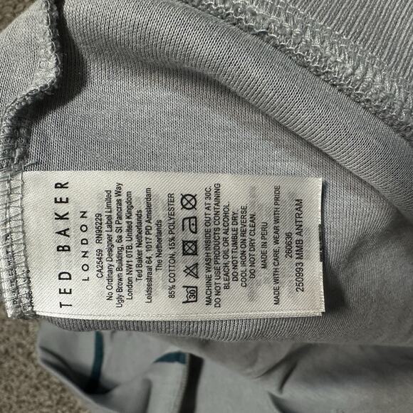 Ted Baker London 1/4 Zip Pullover Mens Size L Preppy Academia Old Money Sweater - Picture 4 of 7